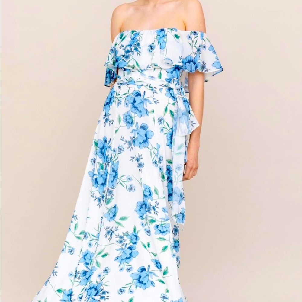 YUMI KIM Carmen Off-Shoulder  Maxi Dress